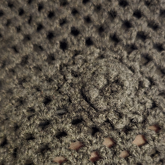 Bandolino Crochet Knit Ruffle Hem Maxi Skirt - L - Picture 5 of 10